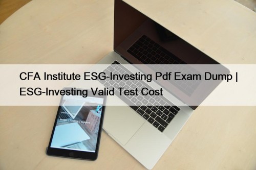 CFA Institute ESG-Investing Pdf Exam Dump | ESG-Investing ...